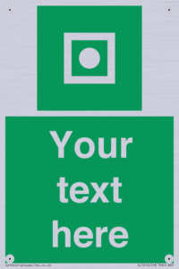 Custom sign safe condition Shipboard general alarm